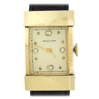 Waltham Stylized Vintage Tank Watch, Circa 1940's
