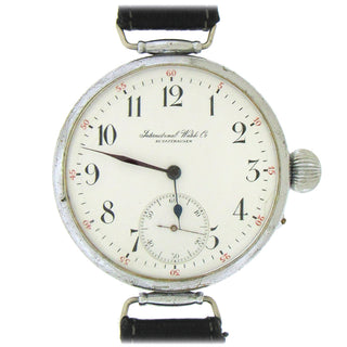 Oversize IWC Steel Wristwatch