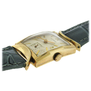 Gold-Filled Stylized 1940's Tank Wristwatch