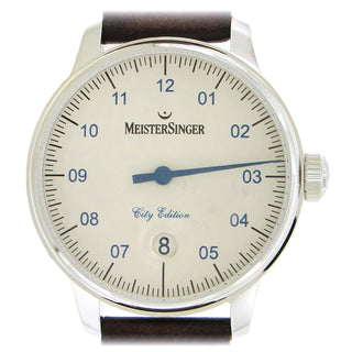 Stainless Steel Meistersinger Lunascope Automatic