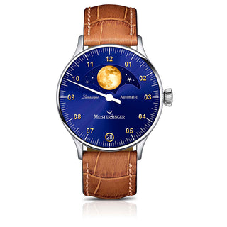 Stainless Steel Meistersinger Lunascope Automatic