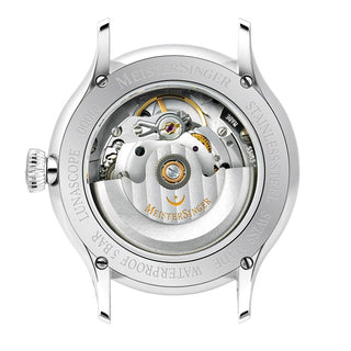 Stainless Steel Meistersinger Lunascope Automatic