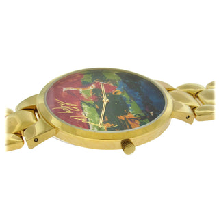 Leroy Neiman 'Chipping In' Quartz Wristwatch