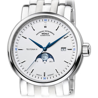 Stainless Steel Muhle Teutonia IV Moonphase Wristwatch