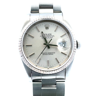 Rolex Datejust Ref. 16234 Stainless Steel White Gold