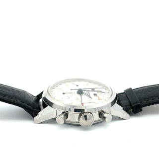 Stainless Steel Triple Date Calendar Chronograph