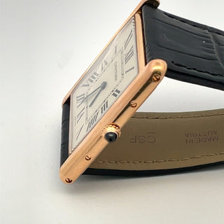 18K Rose Cartier Men's Tank XL