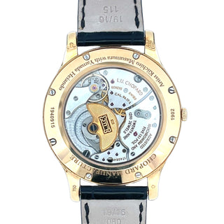 18K Rose Chopard 'Aries' Automatic Wristwatch