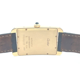 18K Cartier XL Tank Americaine Automatic Date
