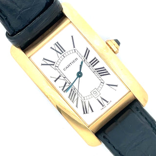 18K Cartier XL Tank Americaine Automatic Date