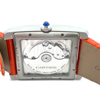 Steel Cartier Tank MC Automatic Ref. 3589, Complete