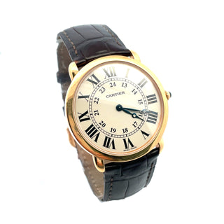 18K Rose Gold Cartier Ronde-Louis Wristwatch