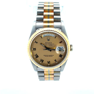 18K Tri-Color Rolex Day-Date Automatic