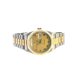 18K Tri-Color Rolex Day-Date Automatic