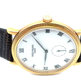 18K Patek Philippe Calatrava Ref. 3919J. Certificate