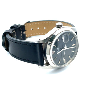 Stainless Steel Rolex OysterDate Ref. 6694 Black Dial