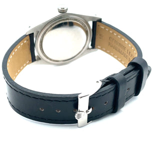 Stainless Steel Rolex OysterDate Ref. 6694 Black Dial