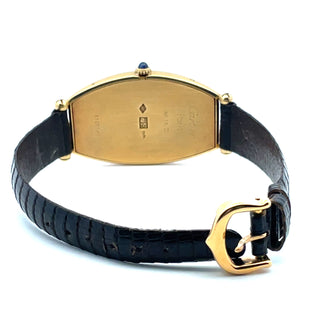 18K Cartier Ltd.Ed. Curved Tonneau Wristwatch, Circa 1980