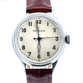 Stainless Steel Jaeger LeCoultre Military Watch, Circa 1947
