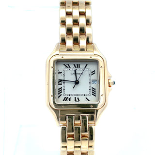18K Cartier Panthere Wristwatch, Circa 1980's