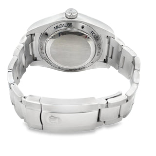 Stainless Steel Rolex Milgauss Blue Dial, B&P