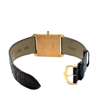 18K Rose Cartier Men's Tank XL