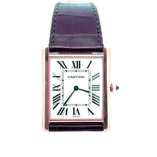 18K Rose Cartier Men's Tank XL