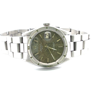 Stainless Steel Vintage Rolex Date Wristwatch