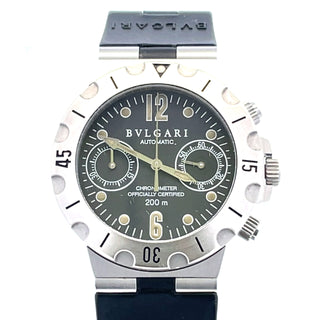 Stainless Steel Bulgari Divers Diagono Chrono