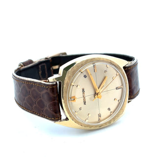 14K Gold Bulova Accutron Asymmetrical, 1966