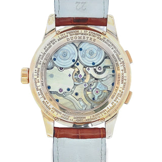18K Rose JAeger-LeCoultre World Travel Time, B&P