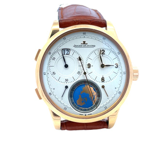 18K Rose JAeger-LeCoultre World Travel Time, B&P