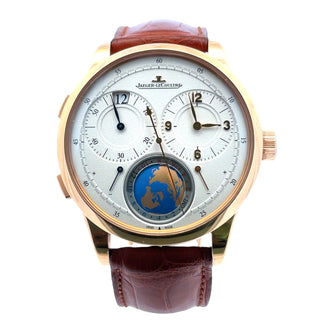 18K Rose JAeger-LeCoultre World Travel Time, B&P