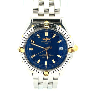 Two-Tone Breitling 'Wings' Automatic Date