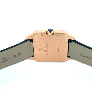 18K Rose Gold Cartier Santos Dumont, with card