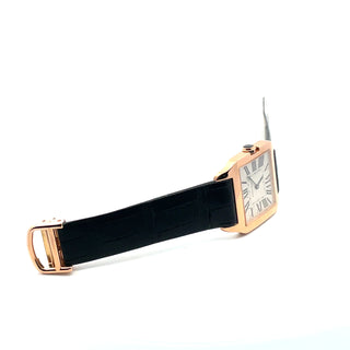 18K Rose Gold Cartier Santos Dumont, with card