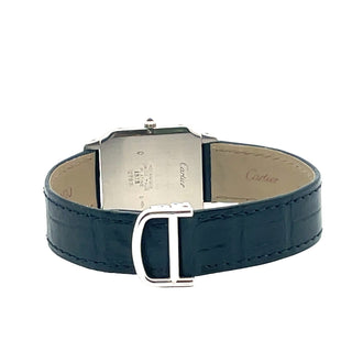 Platinum Cartier Santos Dumont Ultra-Slim, Circa 1980s