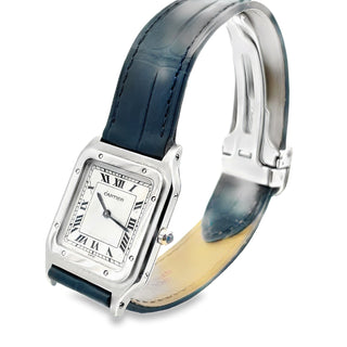 Platinum Cartier Santos Dumont Ultra-Slim, Circa 1980s
