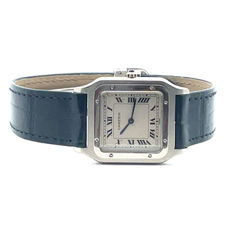 Platinum Cartier Santos Dumont Ultra-Slim, Circa 1980s