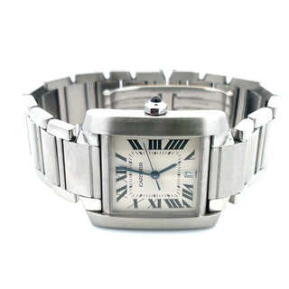 Steel Cartier Tank Francaise