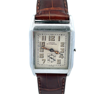 Rare Early Steel Croton 'bumper' Automatic Unique Crown