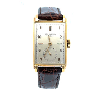 18K Rare Patek Philippe Ref. 1559 Rectangular Wristwatch