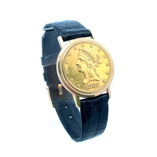 $10 Liberty Eagle Coin Wristwatch