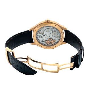 18K Piaget Black Tie Emperador Minute Repeater Wristwatch, Complete
