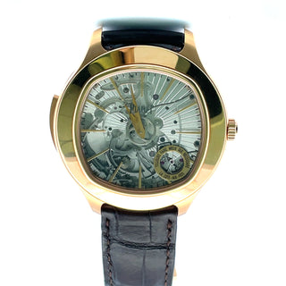 18K Piaget Black Tie Emperador Minute Repeater Wristwatch, Complete