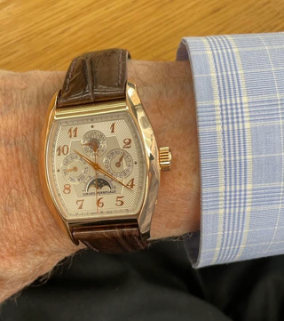 18K Rose Girard-Perregaux Perpetual Calendar Wristwatch