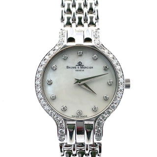 14K Women's Baume Mercier Diamond Wristwatch