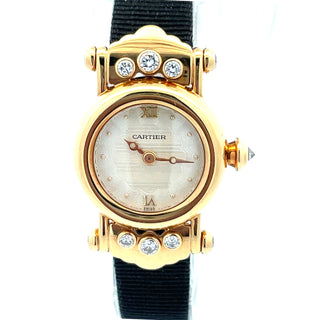 18K Diabolo de Cartier Mini Bracelet Wristwatch