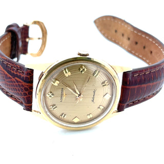 14K Longines Automatic Wristwatch, Ca. 1960