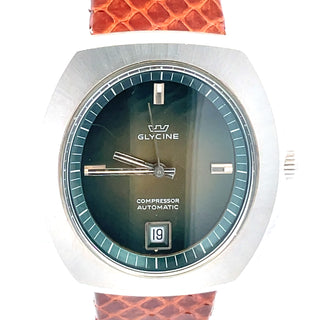 Stainless Steel 1970's Glycine Automatic